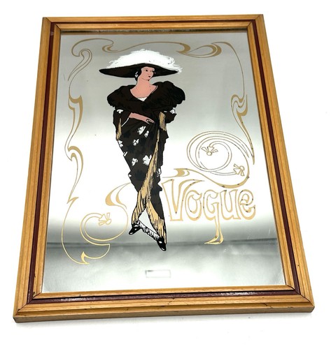 Miroir art déco vogue vintage - vogue,