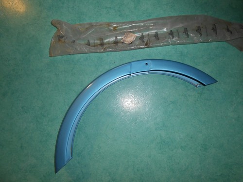Garde boue avant bleu