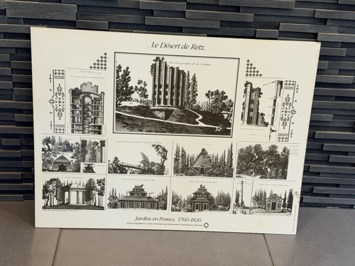 Affiche exposition jardins - affiche, de
