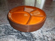 LOT DE 7 ASSIETTES A FONDUE EN