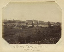 Vosges. Ville-sur-Illon par A. Gridel. Vue générale. Circa 1888.