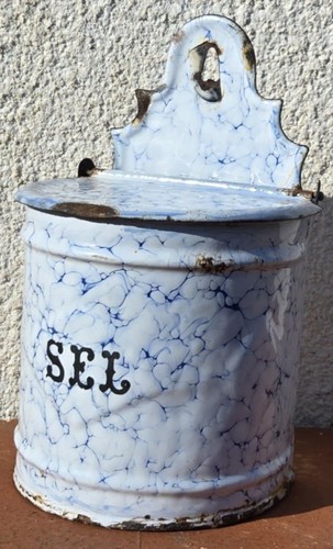Ancienne boîte sel en - sel,