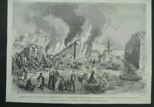 Gravure XIXe.. Arsenal METZ