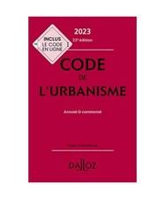 Code de l'urbanisme 2023 32ed