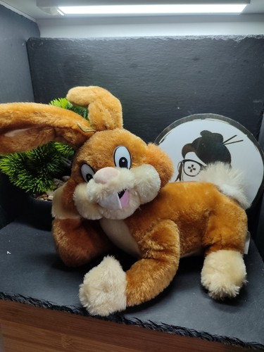 Peluche lapin nesquik marron - peluche,