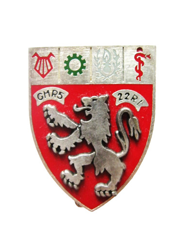 Insigne materiel gmr5 - insigne,