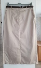 Jupe longue beige coupe