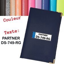 Etui Porte Carte Grise en Cuir