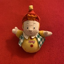 ?? Rare Vintage Ancien Culbuto Grelot Lutin Collerette Vichy Vert LARDY TTBE