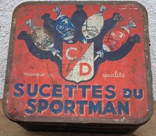 Ancienne Boîte " SUCETTES du SPORTMAN "