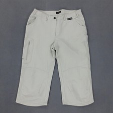 Short Long Schoffel L Beige Nylon Léger Imperméable Randonnée Large