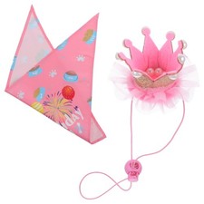  Chien Accessoires Couronne D'anniversaire De Chapeau Fête Pour Chiens