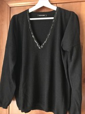 Monoprix Très Jolie Pull Noir Taille 4 