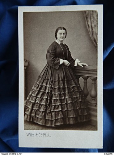 Photo cdv witz rouen - cdv, witz,