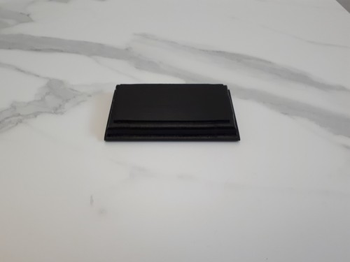 Socle bois peint noir - en,