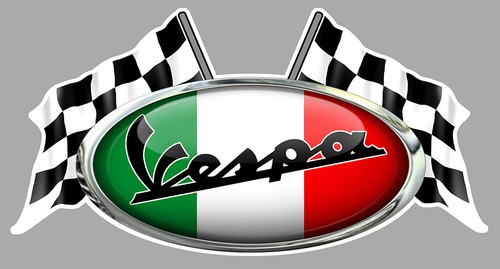 Vespa flags sticker vinyle - flags,