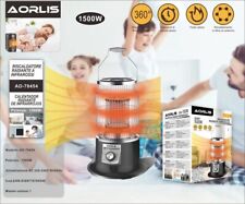 Chauffage Radiant Infrarouge AORLIS AO 78454 1500W 3 Secondes Chaleur Rapide