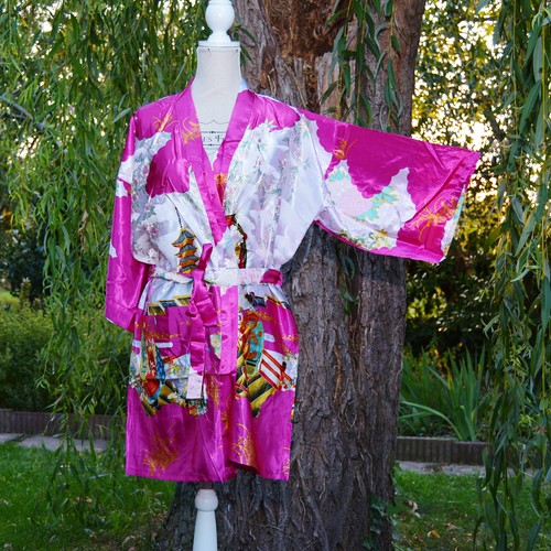 Lingerie kimono court - lingerie, femme