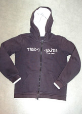 Sweat gilet zippé capuche bleu marine marque Teddy Smith taille 12 ans