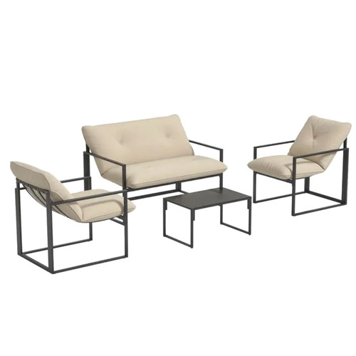 Outsunny salon jardin places - salon, 4
