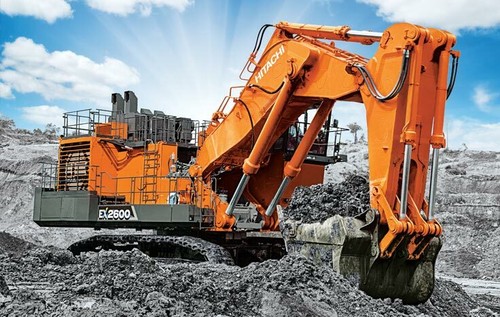 Autocollants hitachi ex2600 - autocollants, ex2600-6