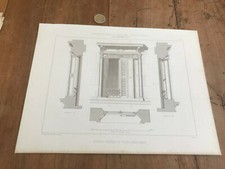 gravure ancienne architecte N560 nouveau système de volets persiennes
