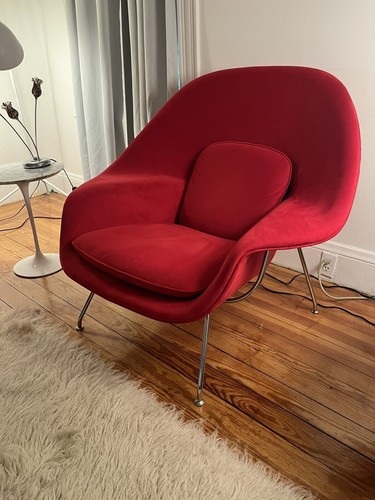 Womb chair knoll red ultra - knoll,,