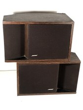 Vintage Bose 201 Series II Direct Reflétant Étagère Haut Parleur Paire Fait À US