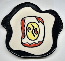 Rare Assiette En Faïence