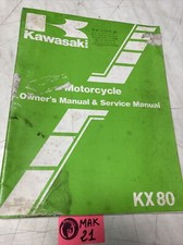 Kawasaki KX80 E1 F1 80 KX revue technique manuel entretien atelier moto 80KX