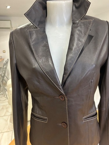 Veste cuir cintree taille m - taille, s/m