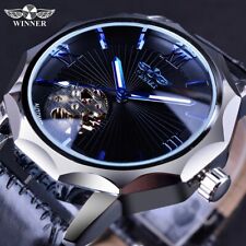 WINNER - BLACK AND BLUE - Montre Homme Automatique - Men's Watch Automatic
