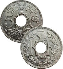 France 5 Centimes Lindauerd