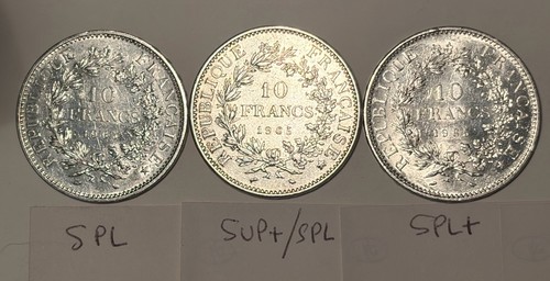 Lot pièces 10 francs - lot, 3