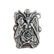 Baphomet Étain Broche Badge Maçonnique Chèvre 'Occult' Satanique Cravate Revers