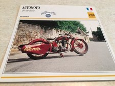 Carte moto Automoto 250 cm3 Stayer 1950 collection Atlas motorcycle France