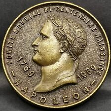 MEDAILLE 36mm 13.6g BICENTENAIRE NAPOLEON 1969 / ASSOCIATION DES CORSES