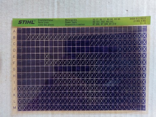 Microfiche stihl dispositif - dispositif, à