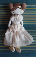 B18 / doudou poupée danseuse robe tulle rose étoile doré TAPE A L'OEIL TAO DREAM