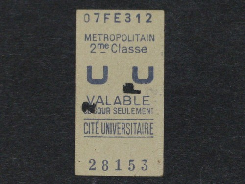 Collections ticket de metro - [collections],