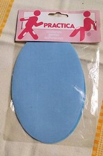 13 PAIRES VINTAGE RENFORT PROTÈGE COUDE GENOUX THERMOCOLLANT ADHESIF TISSU BLEU