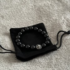 Chrome Hearts Obsidian Bracelet 