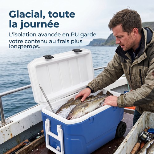 Glacière 65l avec roues - glacière,