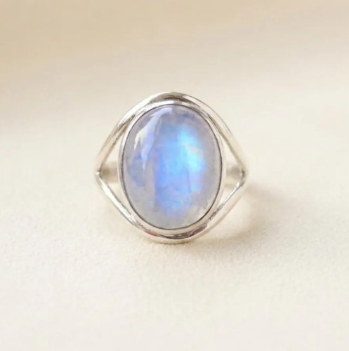 Bague ancienne cabochon - , pierre