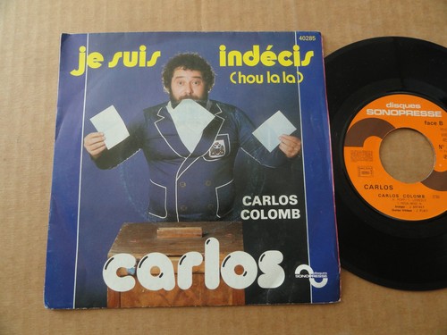 Disque 45t carlos je - 45t, de