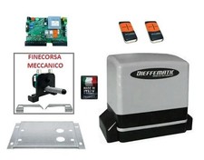 Mot Portail Coulissant 230V 600Kg + 2 Télécommandes Compatible Avec faac Came