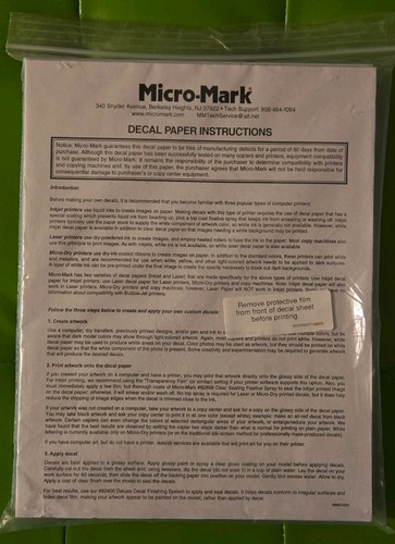 Micro mark clear - clear, blue