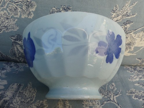 Bol ancien bleu - bleu, french