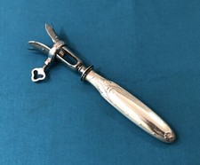 manche / pince à gigot CHRISTOFLE modèle MARIE ANTOINETTE métal argenté Couvert