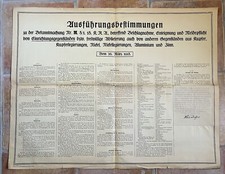 Rare Affiche Avis Réquisition